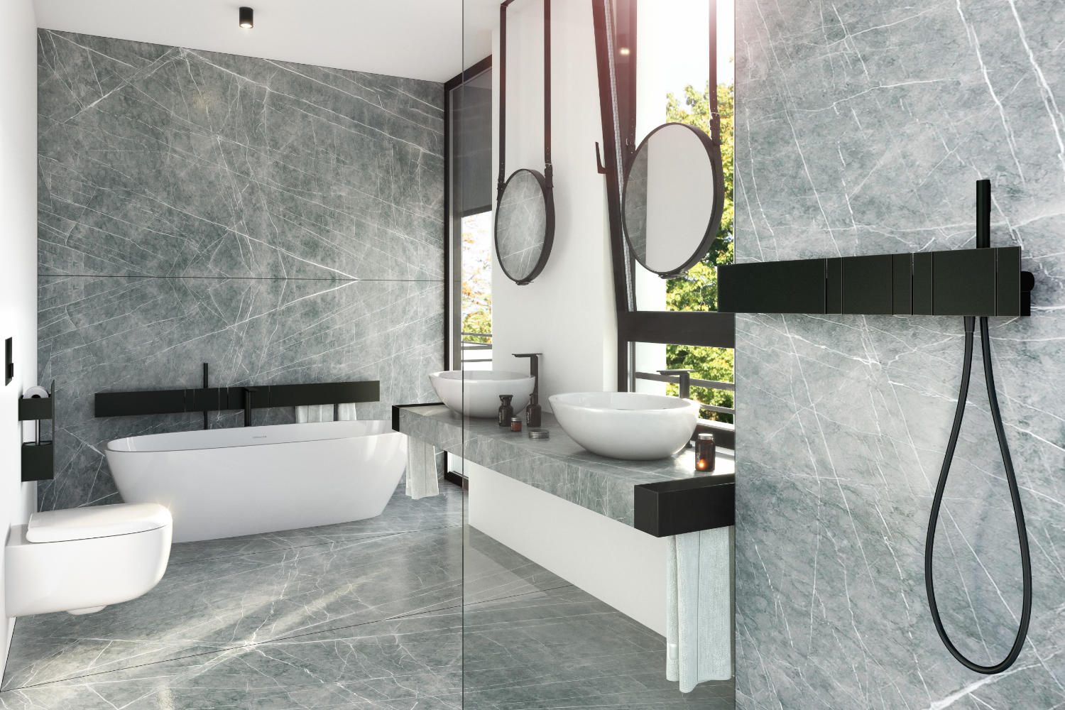 marmor-badezimmer: von natur aus edel